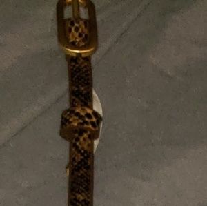 Snake Skin Thin Belt